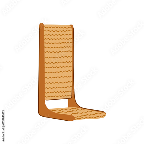 Cat scratching post providing an essential outlet for felines to sharpen claws, stretch muscles, and mark territory, contributing to their physical and mental well being and protecting furniture