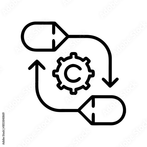 ci cd pipeline icon