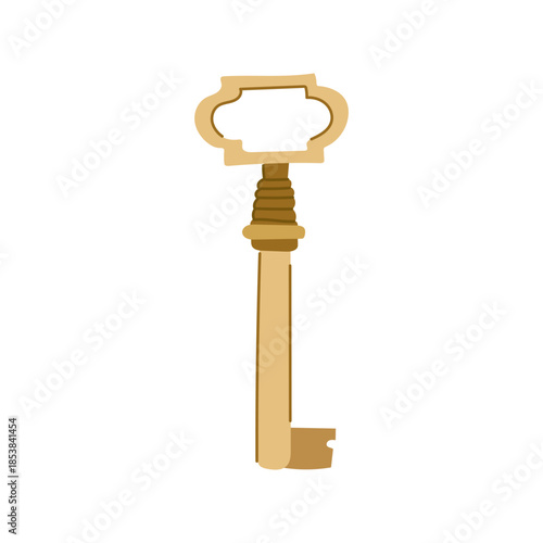 Skeleton key showcasing a vintage design, symbolizing concepts like unlocking opportunities, finding solutions, revealing secrets, and gaining access to new possibilities in various contexts