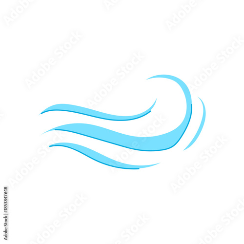 Abstract wind streaks dynamically representing air flow, breeze, and weather conditions, conveying concepts of movement, energy, and fresh air for various designs