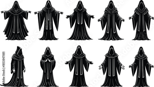 Crossed golf clubs silhouette vector, black sports icon with stylized club heads for golfing logo and recreation design