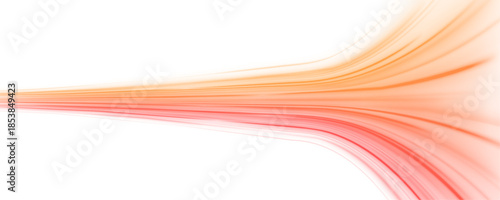 Electric yellow and orange streaks twist across dark urban roads. Neon glow emphasizes high-speed motion. Ideal for futuristic tech graphics. PNG