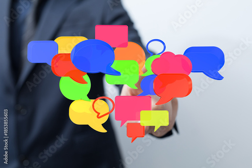 A businessperson's hand rea...