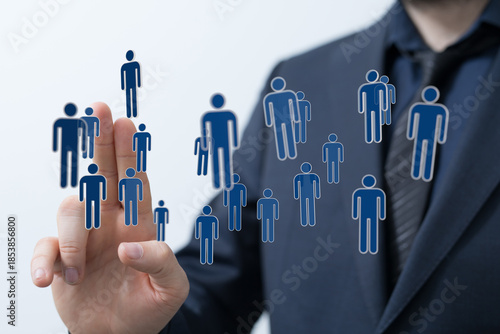 Business professional selec...