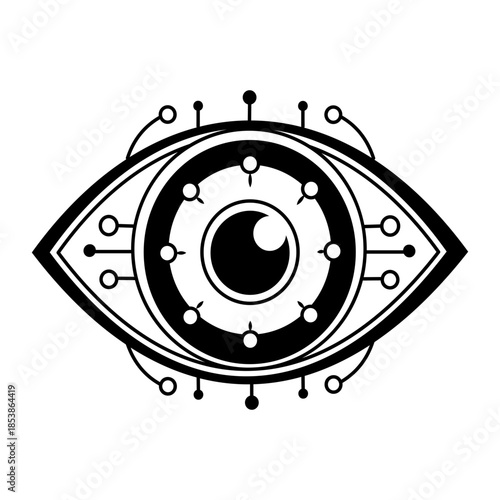 A sketchy style illustration showing ai autonomous device 