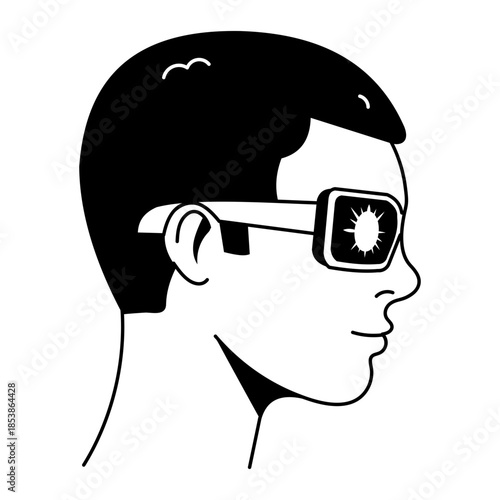 A sketchy style illustration showing ai autonomous device 