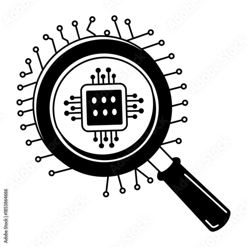 A sketchy style illustration showing ai autonomous device 