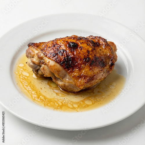 roasted chicken on a plate