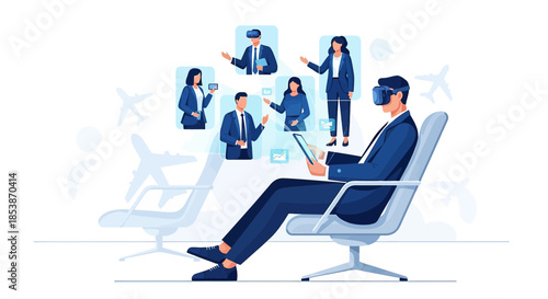Engaging remote professionals through virtual reality meetings for collaborative experiences