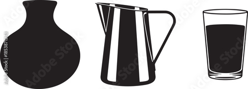 Classic metal watering can vector illustration for gardening, plant care, and horticultural spring growth concepts