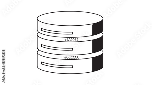 Stacked storage drives and servers forming a compact data storage infrastructure in a data center.