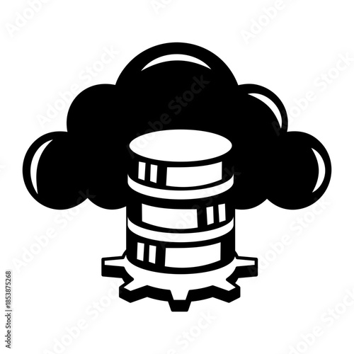 A hand drawn style illustration showing cloud sync

