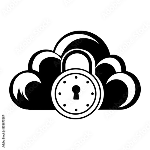 A hand drawn style illustration showing cloud sync

