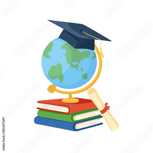 Global Education Study Abroad Concept