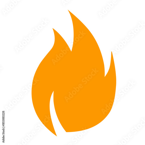 Fire icon vector 