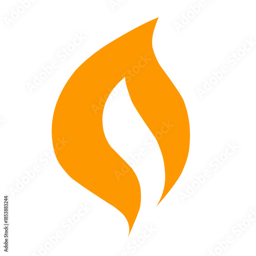 Fire icon vector 