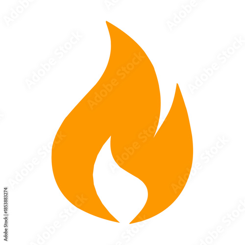 Fire icon vector 