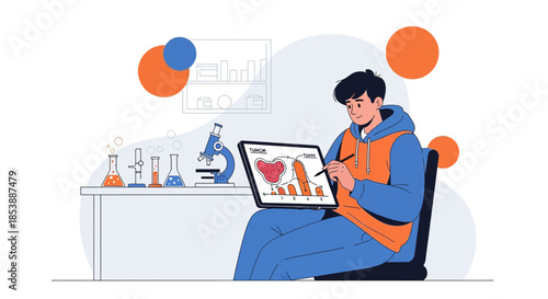 Innovative analysis of cancer growth rates using digital tools for advanced research and insights