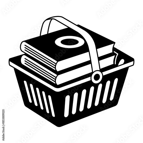 A hand drawn style illustration showing a shopping app
