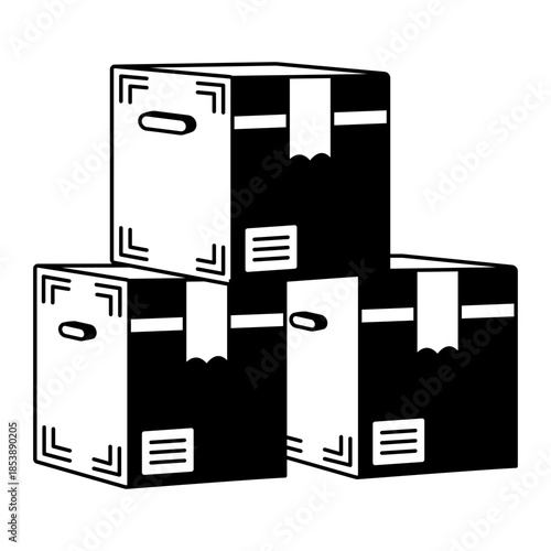 A hand drawn style illustration showing a shopping app
