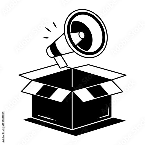 A hand drawn style illustration showing a shopping app
