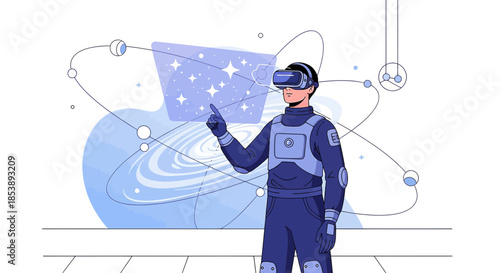 Exploring Augmented Reality: A Futuristic Journey into Space Visualization Technology