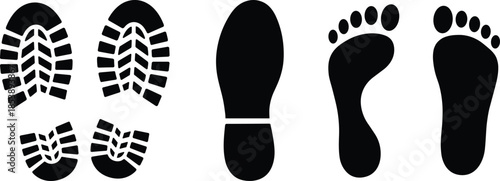 Diverse professional silhouette collection featuring business people, medical staff, manual workers, inclusive community members, and circular user profile avatar icons