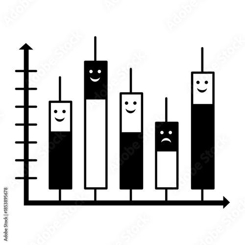 A doodle style illustration showing review mail
