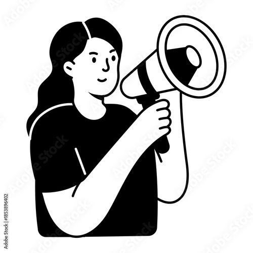 A doodle style illustration showing review mail
