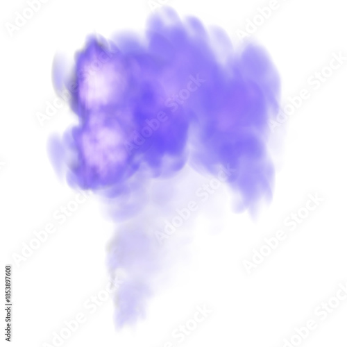 Colored dust or clouds.