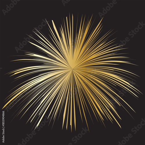 Festive fireworks icon. Vector EPS 10/AI