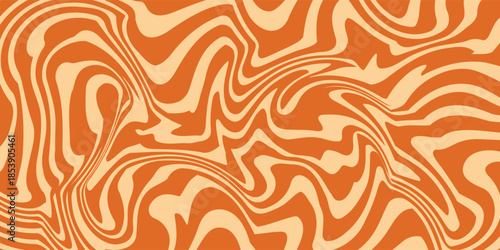 Retro caramel line background. Salted caramel liquid desert texture.