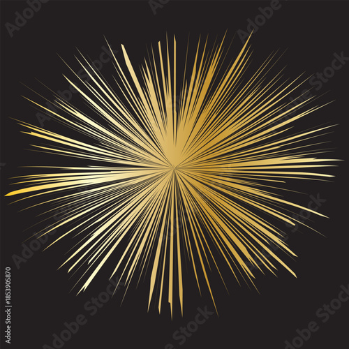 Festive fireworks icon. Vector EPS 10/AI