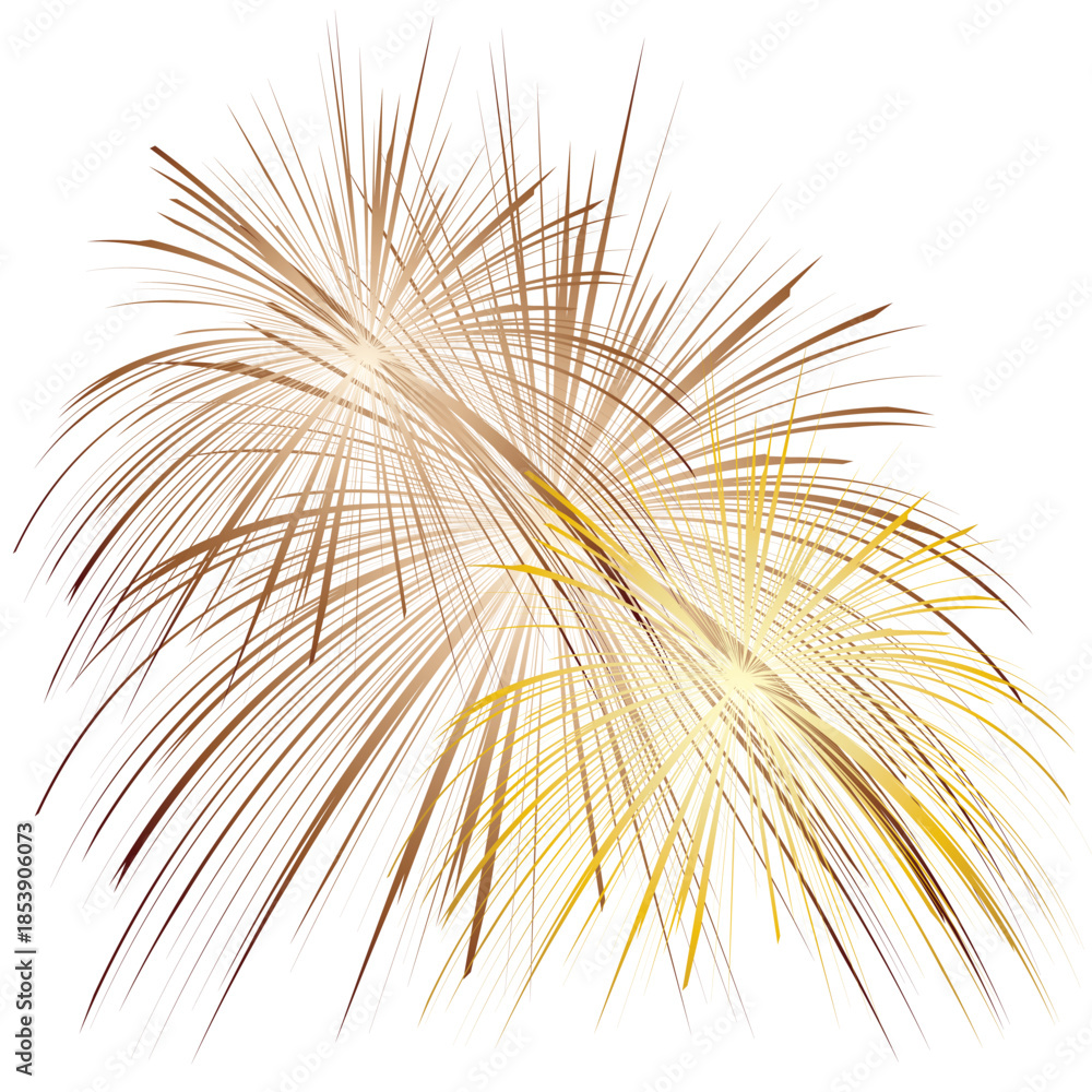 Obraz premium Festive fireworks icon. Vector EPS 10/AI