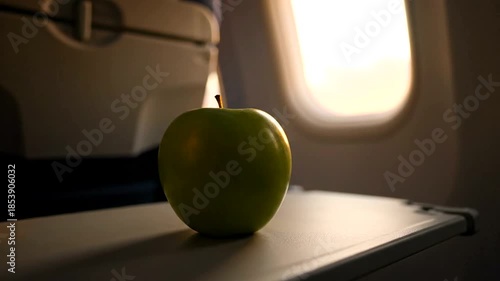 green apple on a table