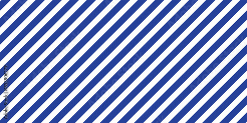 blue stripes on white background. Striped diagonal pattern Vector illustration of Seamless background Christmas or winter theme Background