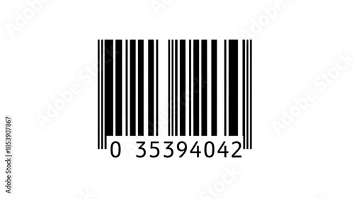 Barcode with number sequence