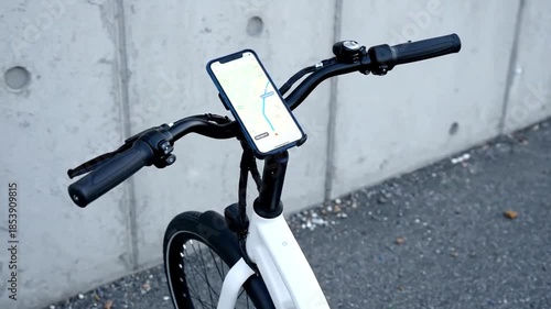 bicycle parking in the street