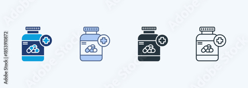 Pharmaceutical Multiple Style Icon Collection