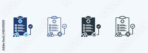 Clinical Endpoint Multiple Style Icon Collection