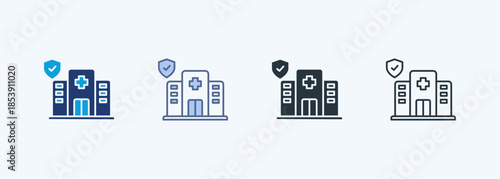 Health Authority Multiple Style Icon Collection