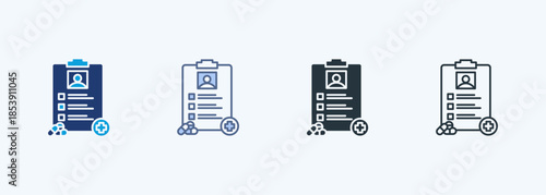 Medical Treatment Multiple Style Icon Collection