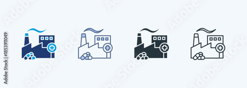 Industrial Pharmacy Multiple Style Icon Collection