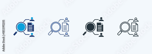 Study Team Multiple Style Icon Collection