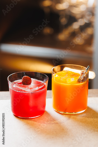 Craft Cocktails with Unique Garnishes