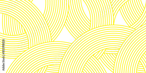 Pasta background, spaghetti abstract geometric pattern. Macaroni yellow poster. Wavy abstract pattern.vector eps10