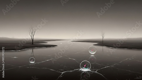 Depression Emotional Experience Visualization Fragile Beauty