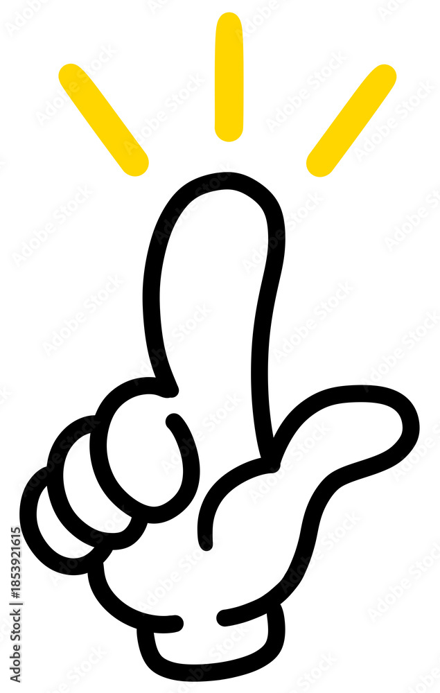 Fototapeta premium チェック 指差し ポイント アイコン Pointing Finger Icon 