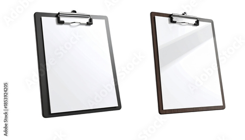 Floating Blank Clipboard Paper Office Tool PNG Transparent Background