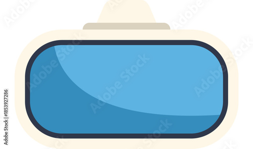 Vr glasses headset simulating virtual reality experience, innovative technology for gaming and entertainment